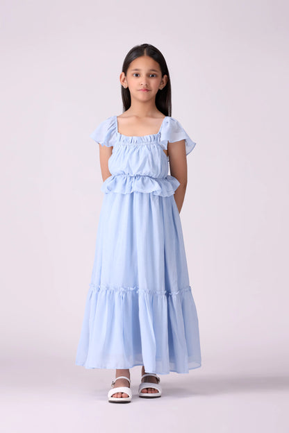 Ruffle Dress - Cougar Clothing