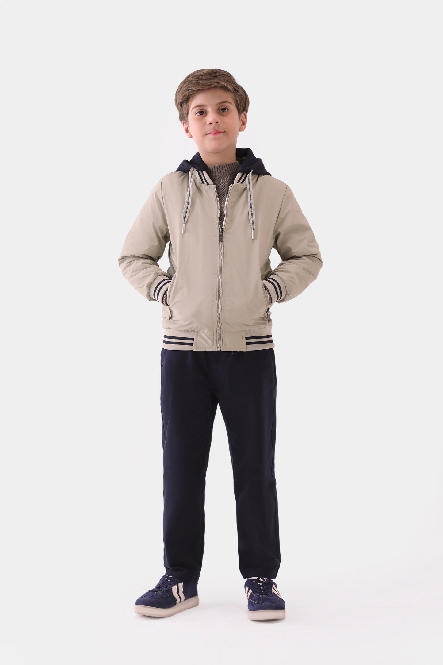 Contrast Hood Jacket - Cougar Clothing