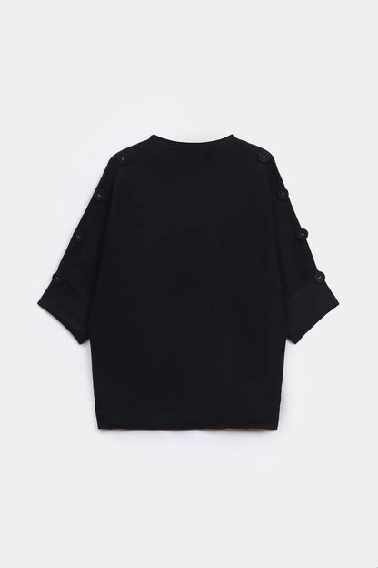 Button Detailed Sweater - Cougar Clothing