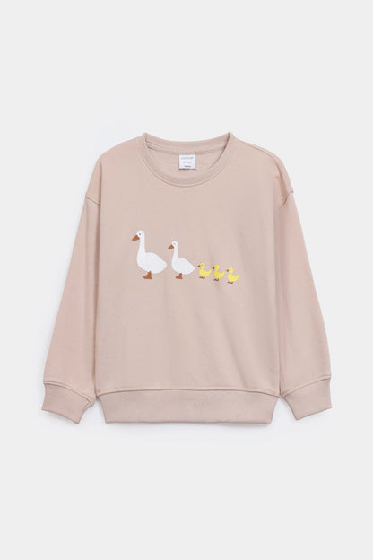 Goose-Family Graphic Sweatshirt - Cougar Clothing