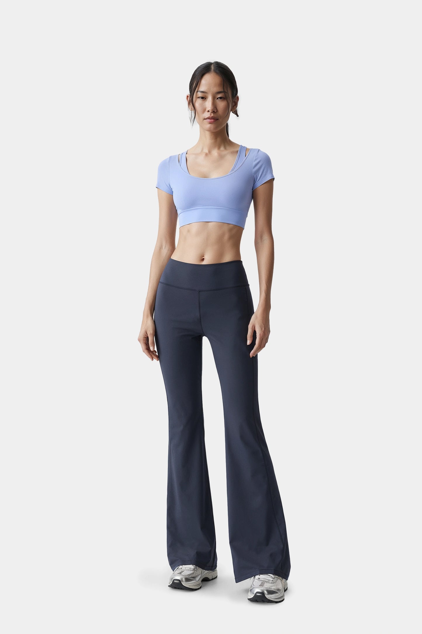 Activewear Cut-Out Crop Top
