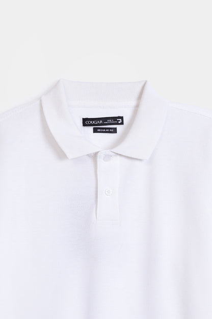 Honeycomb Knit Polo - Cougar Clothing