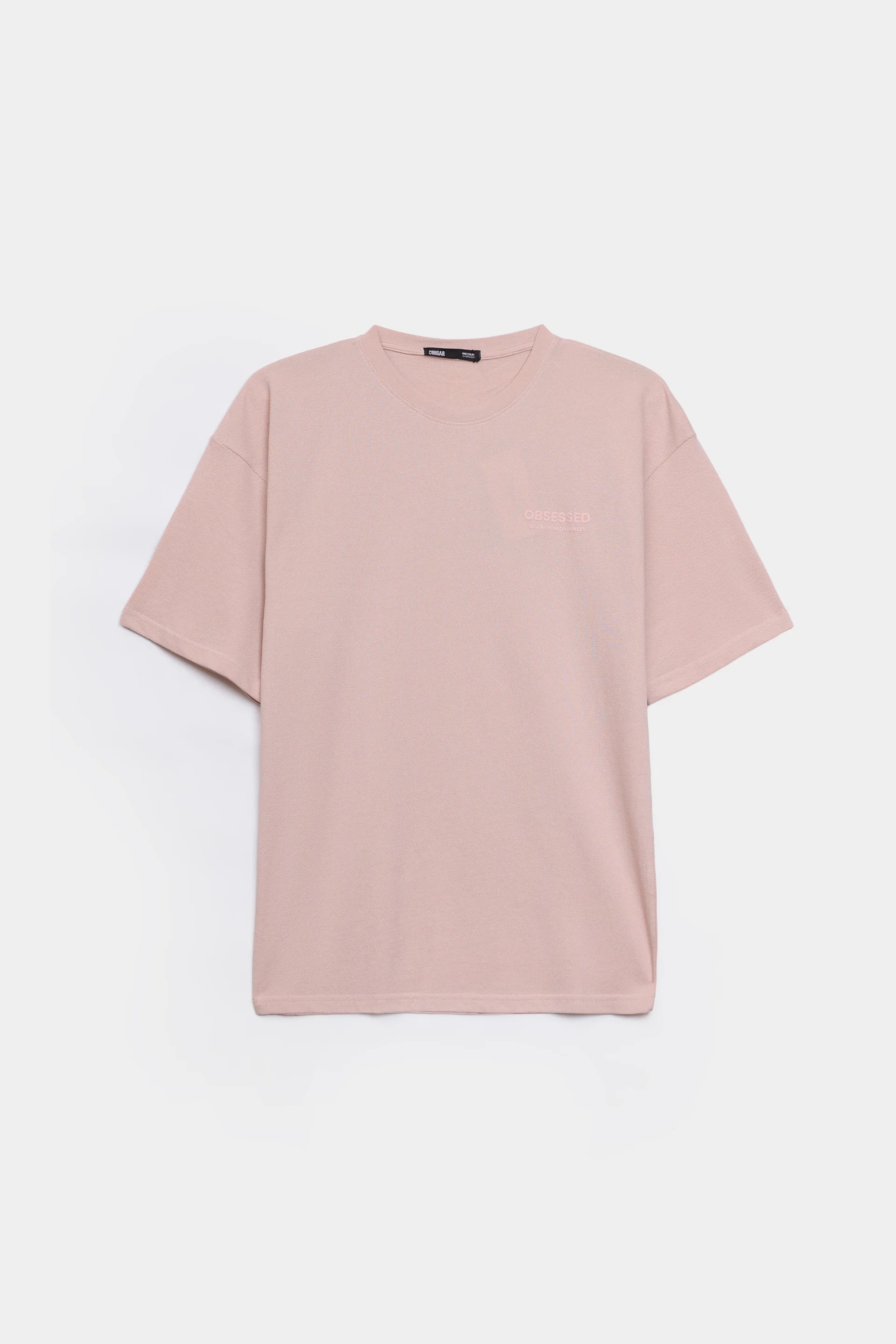 Pique Knit Oversized T-Shirt - Cougar Clothing