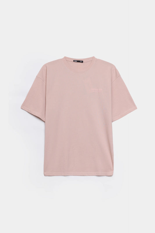 Pique Knit Oversized T-Shirt - Cougar Clothing