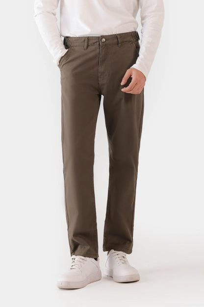 Adjustable Straight Chino Pants - Cougar Clothing