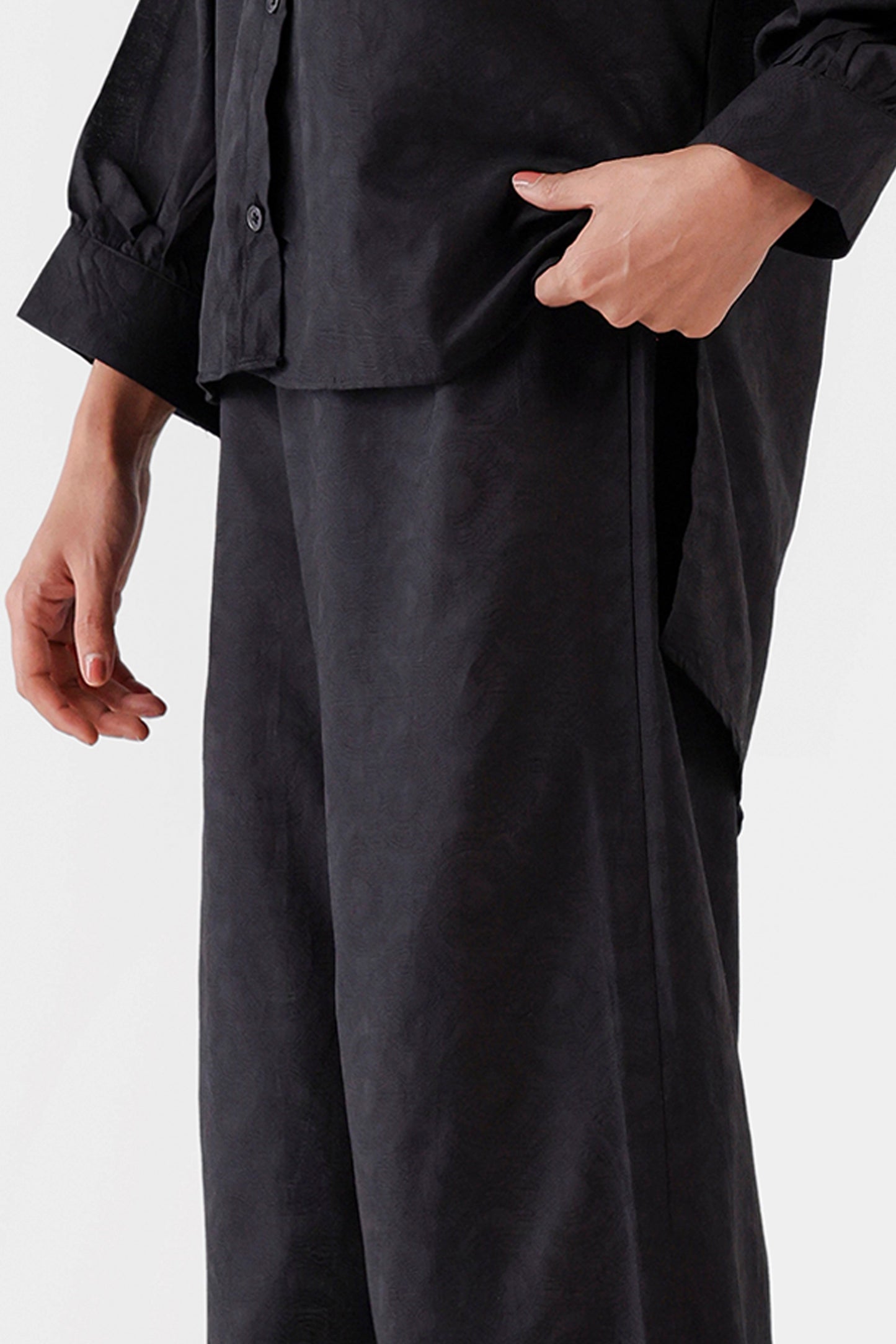 Self Jacquard Trousers - Cougar Clothing