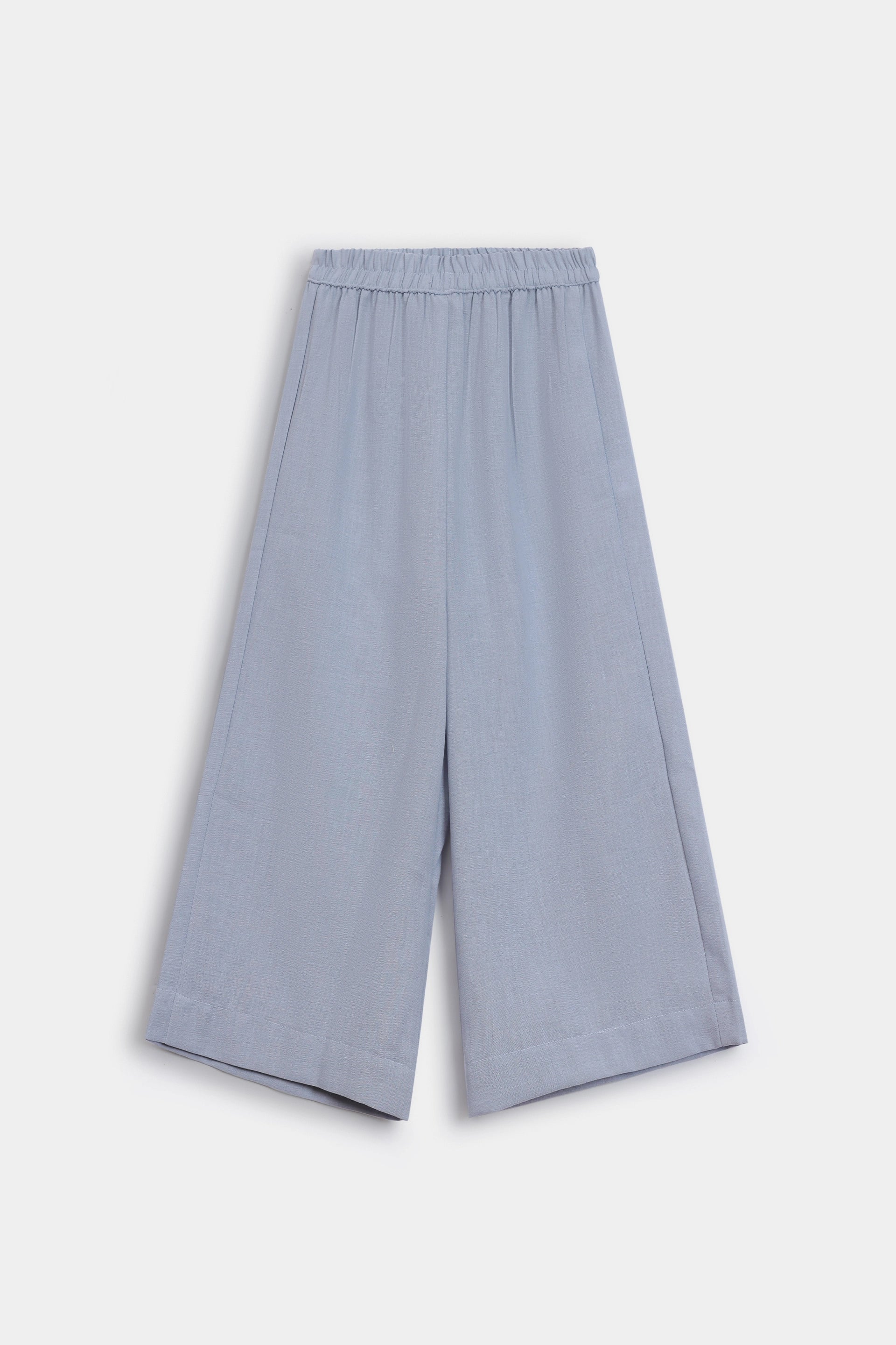 Irish Cotton Wide Leg Trousers - Cougar Clothing