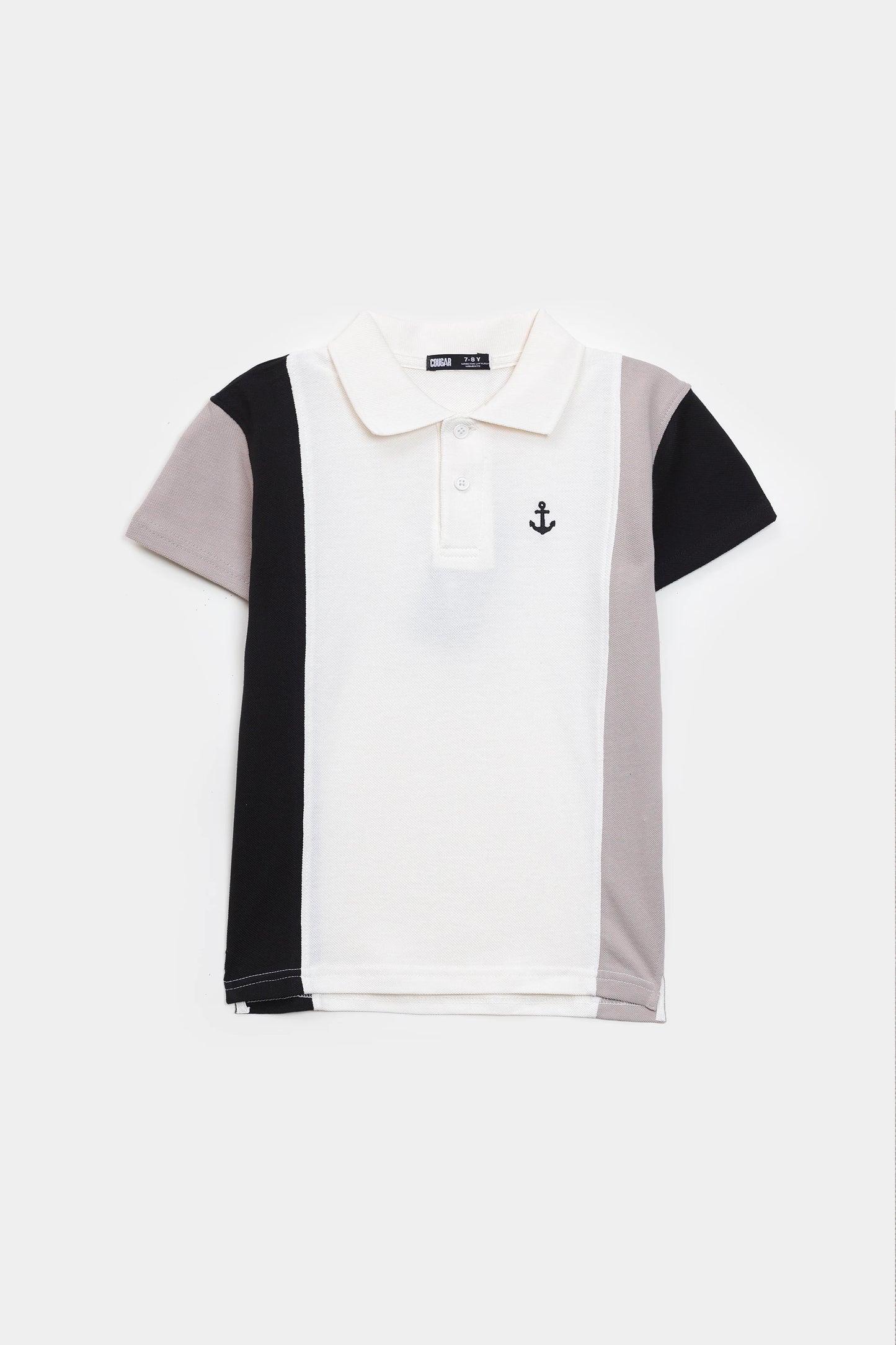 Contrast Paneled Polo - Cougar Clothing