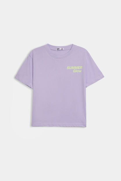 Text Print T-Shirt - Cougar Clothing