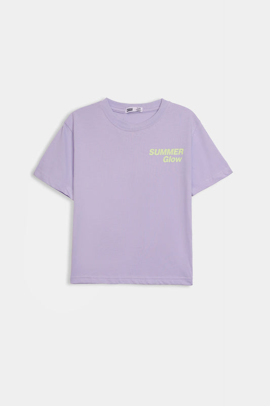 Text Print T-Shirt - Cougar Clothing