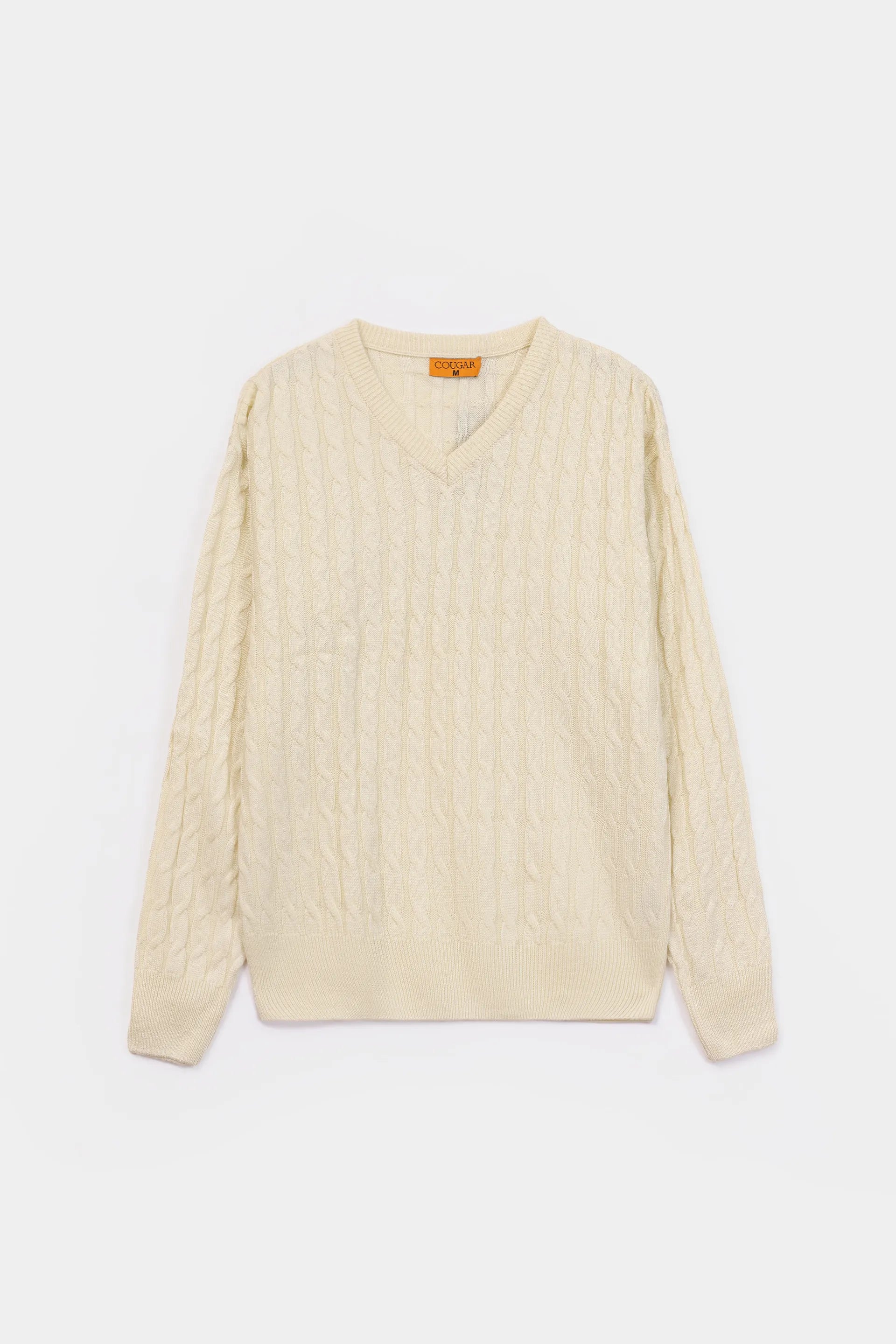 Cable Knit Sweater - Cougar Clothing