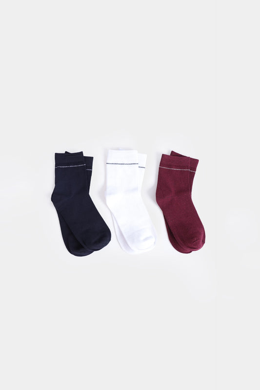 Pack of 3 Short Crew Socks