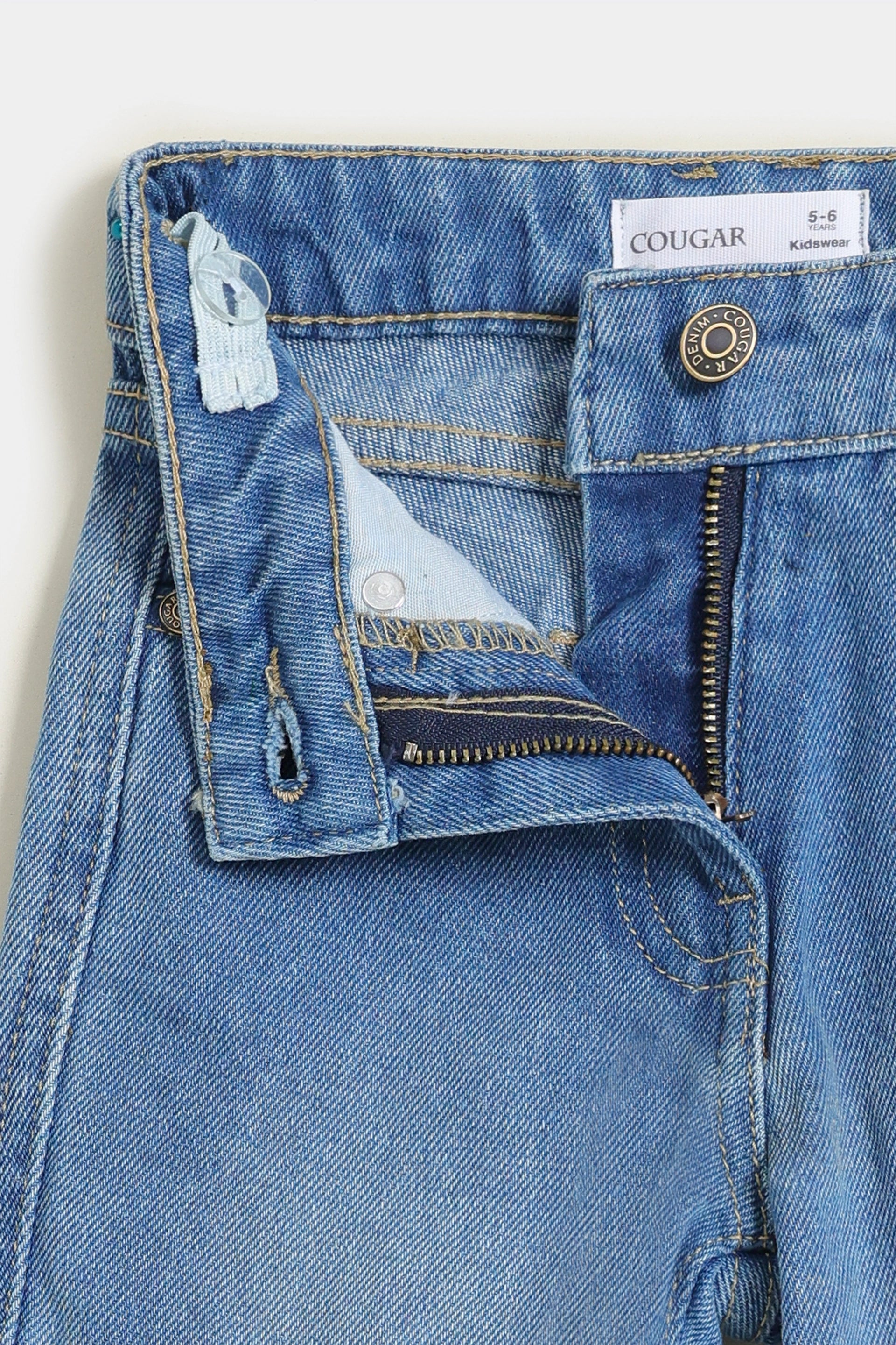 Wide Leg Cargo Jeans - Cougar Clothing