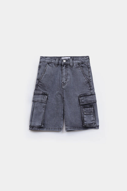 Denim Cargo Shorts - Cougar Clothing