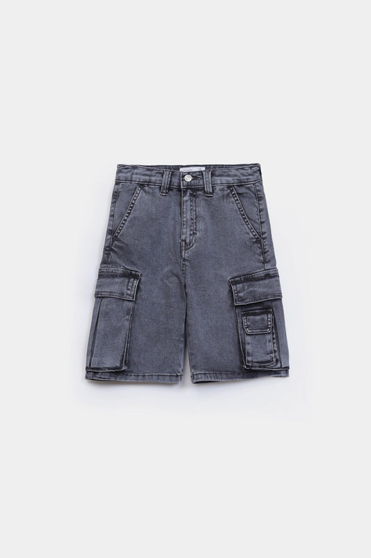 Denim Cargo Shorts - Cougar Clothing