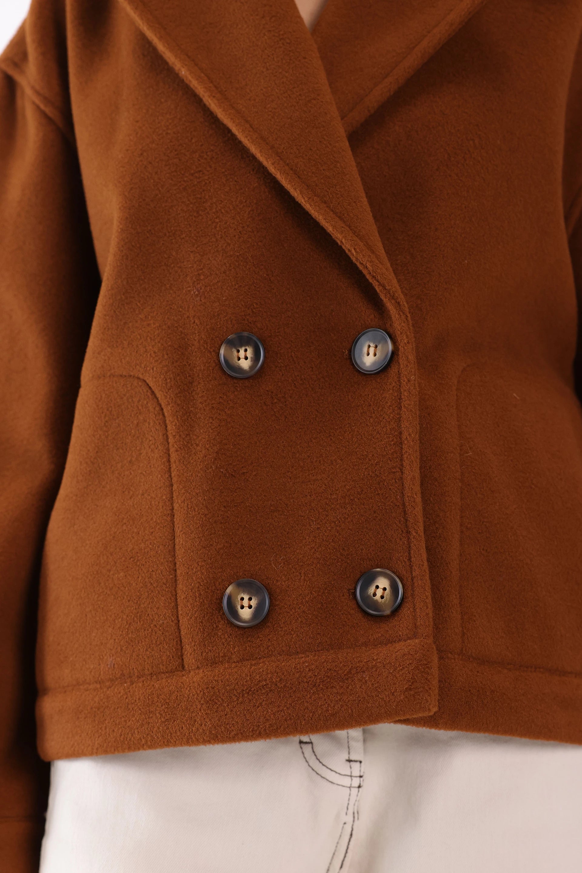 Oversized Short Coat - Cougar Clothing