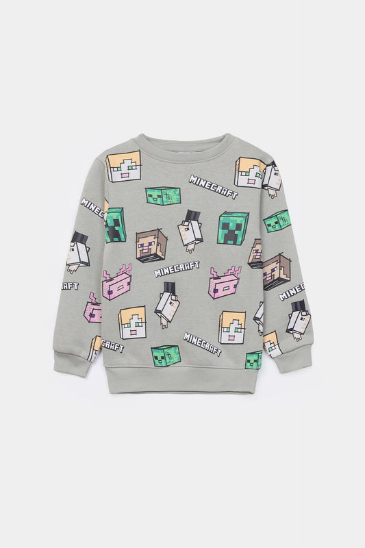 Minecraft Printed Sweatshirt - Cougar Clothing