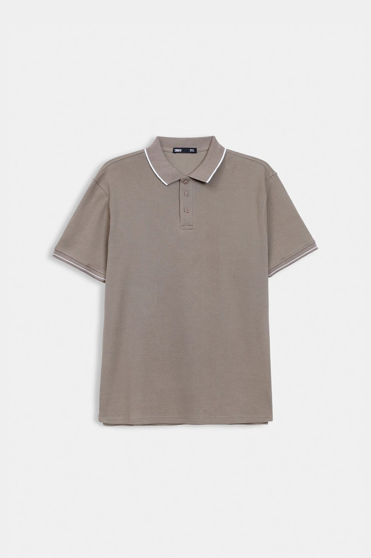 Ribbed knit Polo - Cougar Clothing