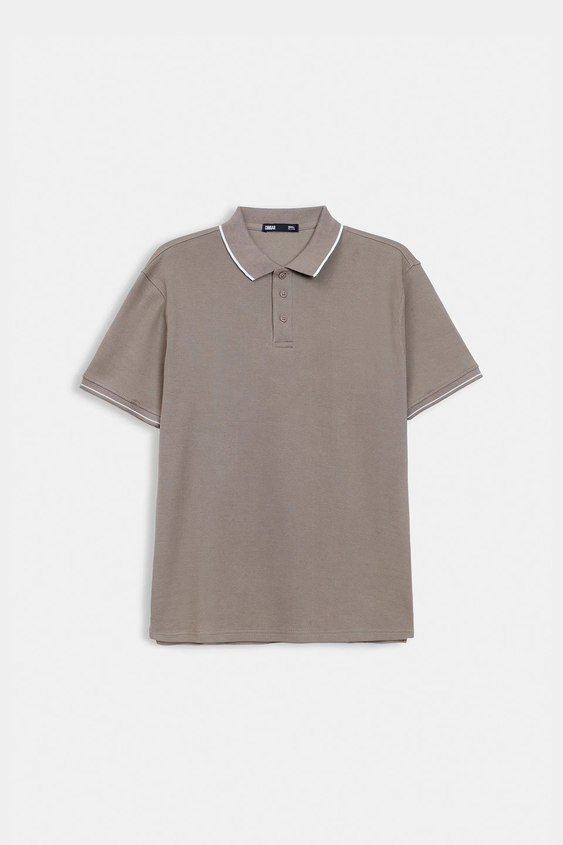 Ribbed knit Polo - Cougar Clothing