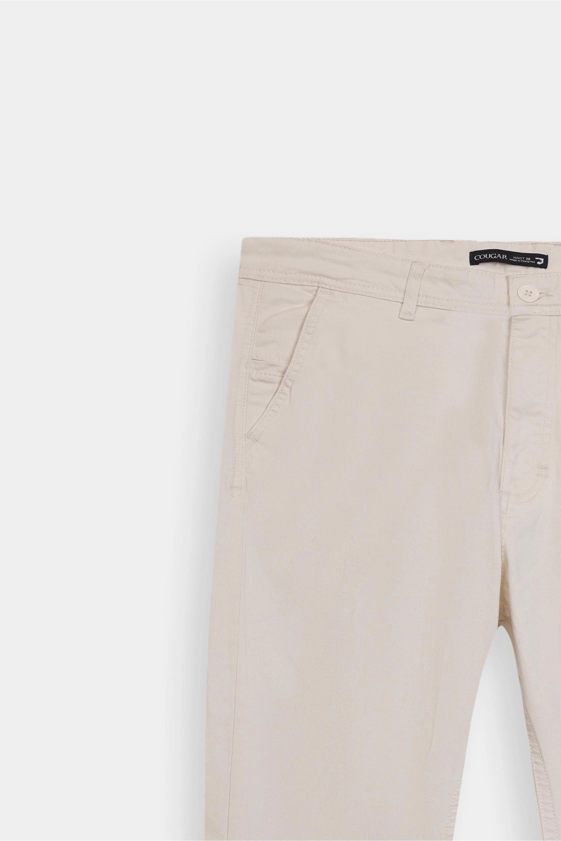 Straight Twill Chino Pants - Cougar Clothing
