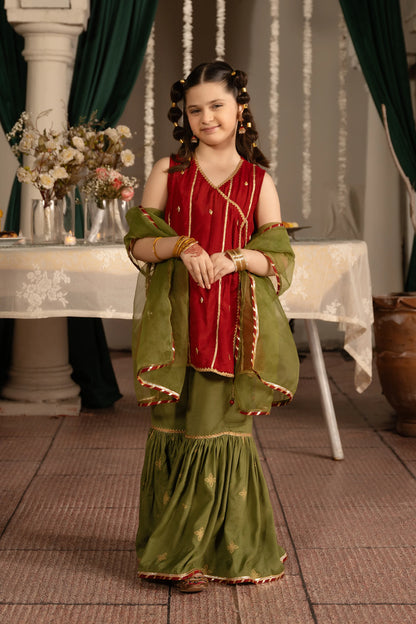 Gotta-Worked Gharara Set - Cougar Clothing