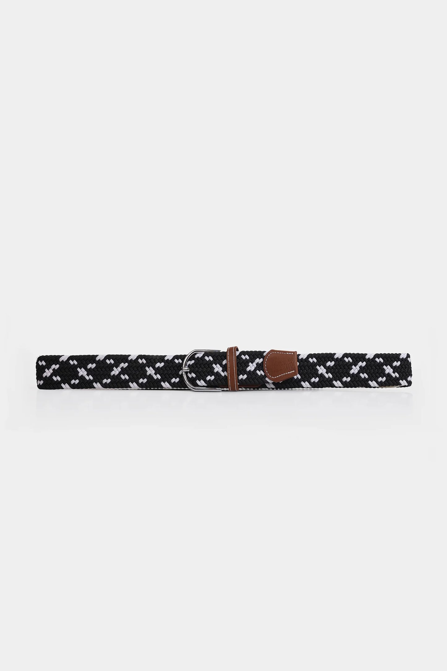 Geometric Pattern Elastic Belt - Cougar Clothing