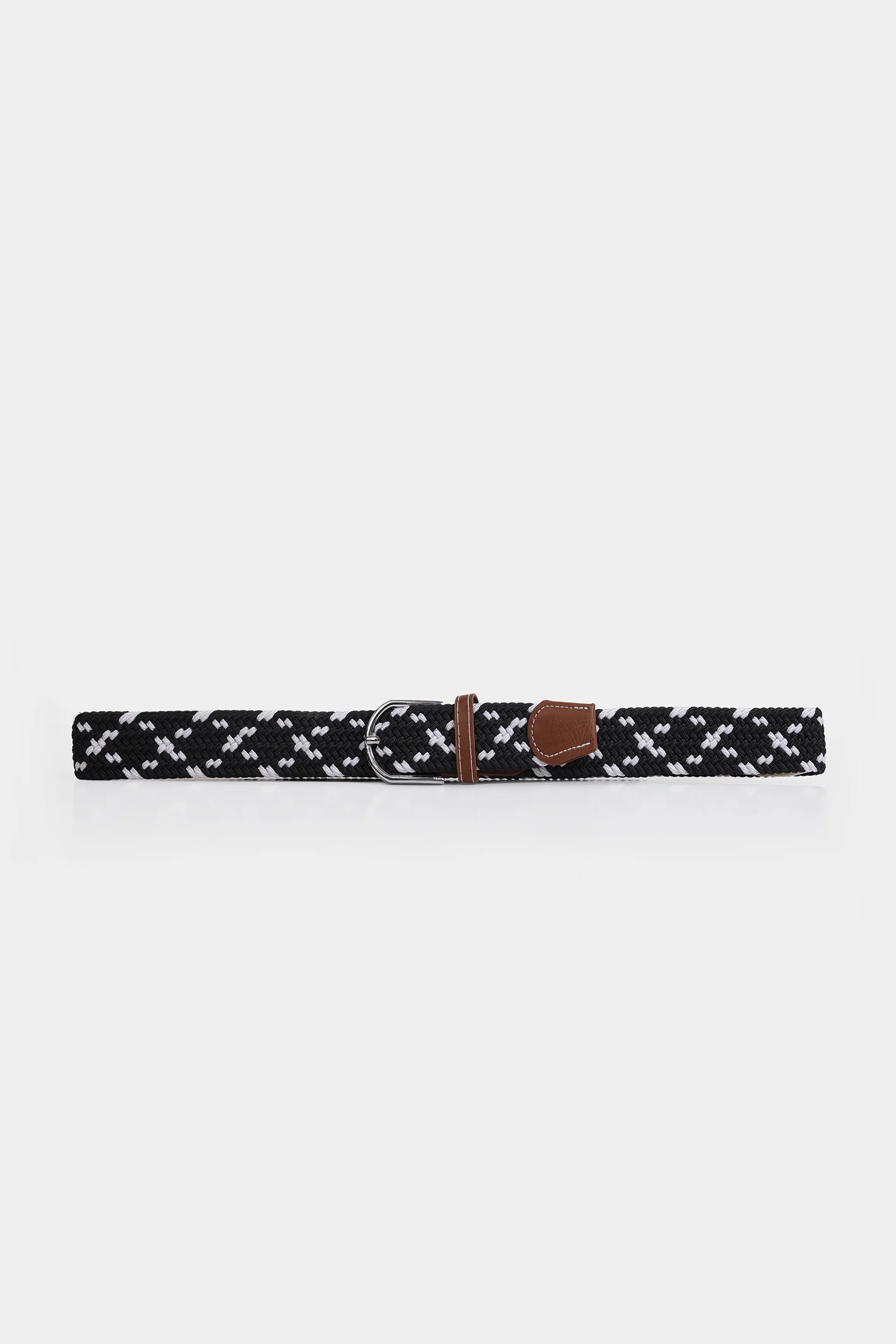 Geometric Pattern Elastic Belt - Cougar Clothing