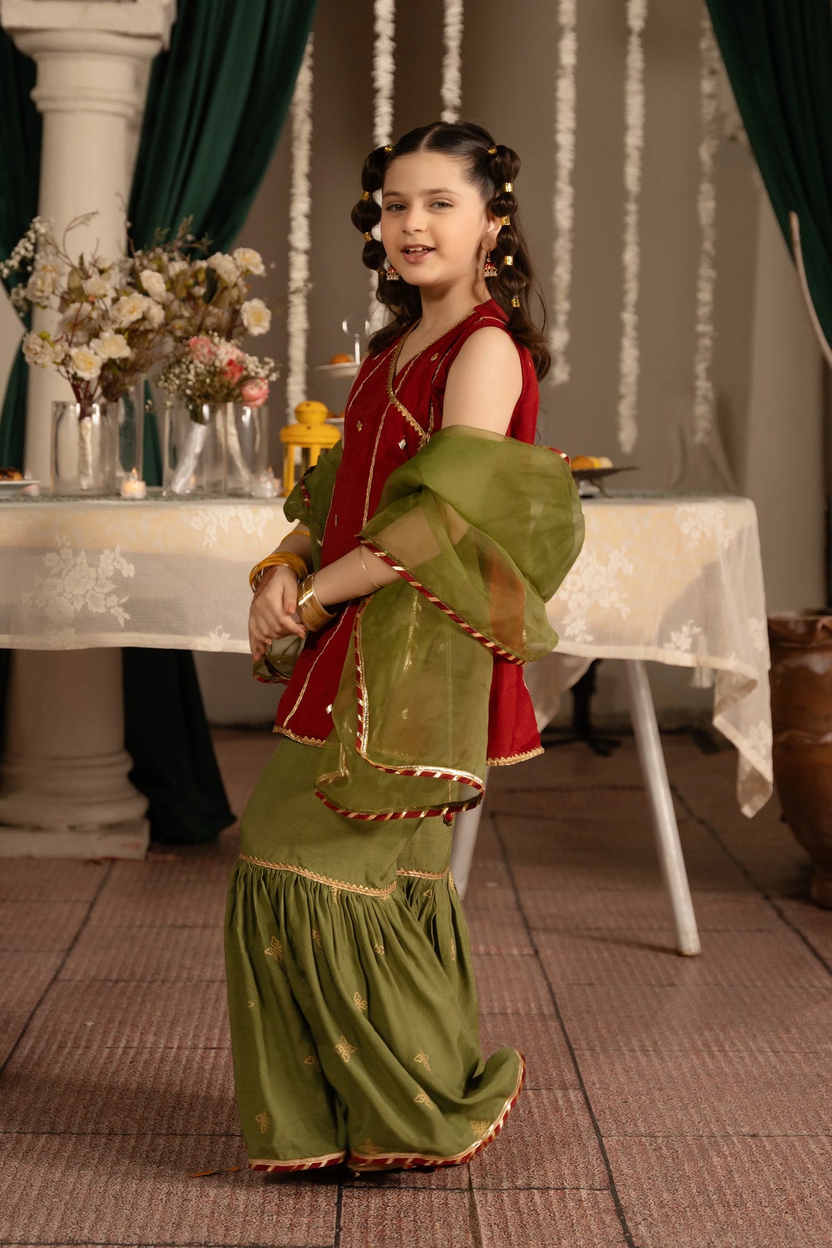 Gotta-Worked Gharara Set - Cougar Clothing