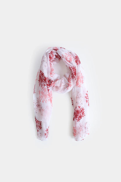 Mulberry Printed Scarf - Cougar Clothing