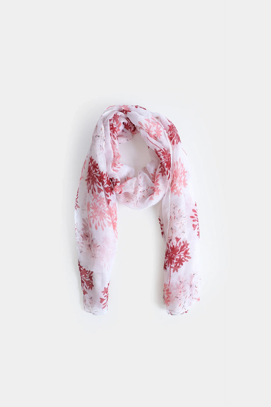 Mulberry Printed Scarf - Cougar Clothing