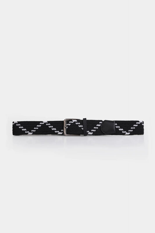 Zig-Zag Patterned Belt - Cougar Clothing