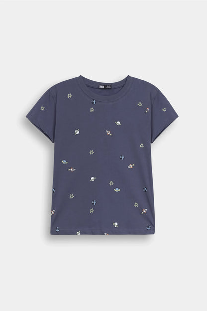 All-Over Printed T-Shirt - Cougar Clothing
