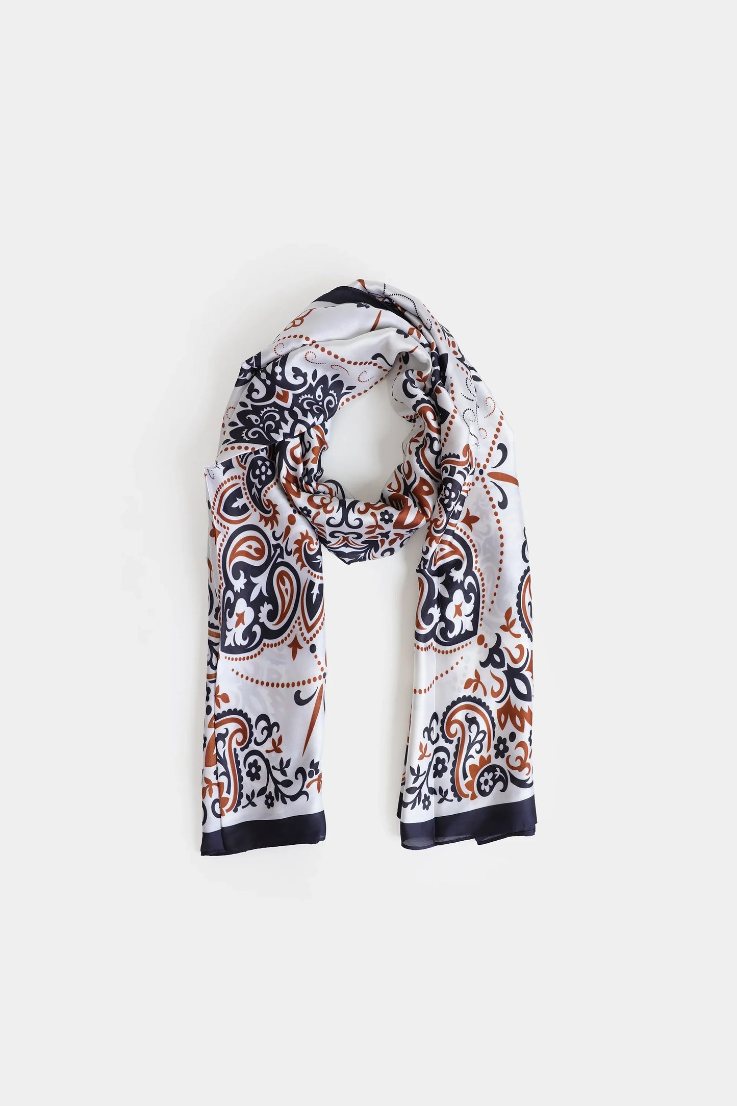 Printed Silk Scarf - Cougar Clothing