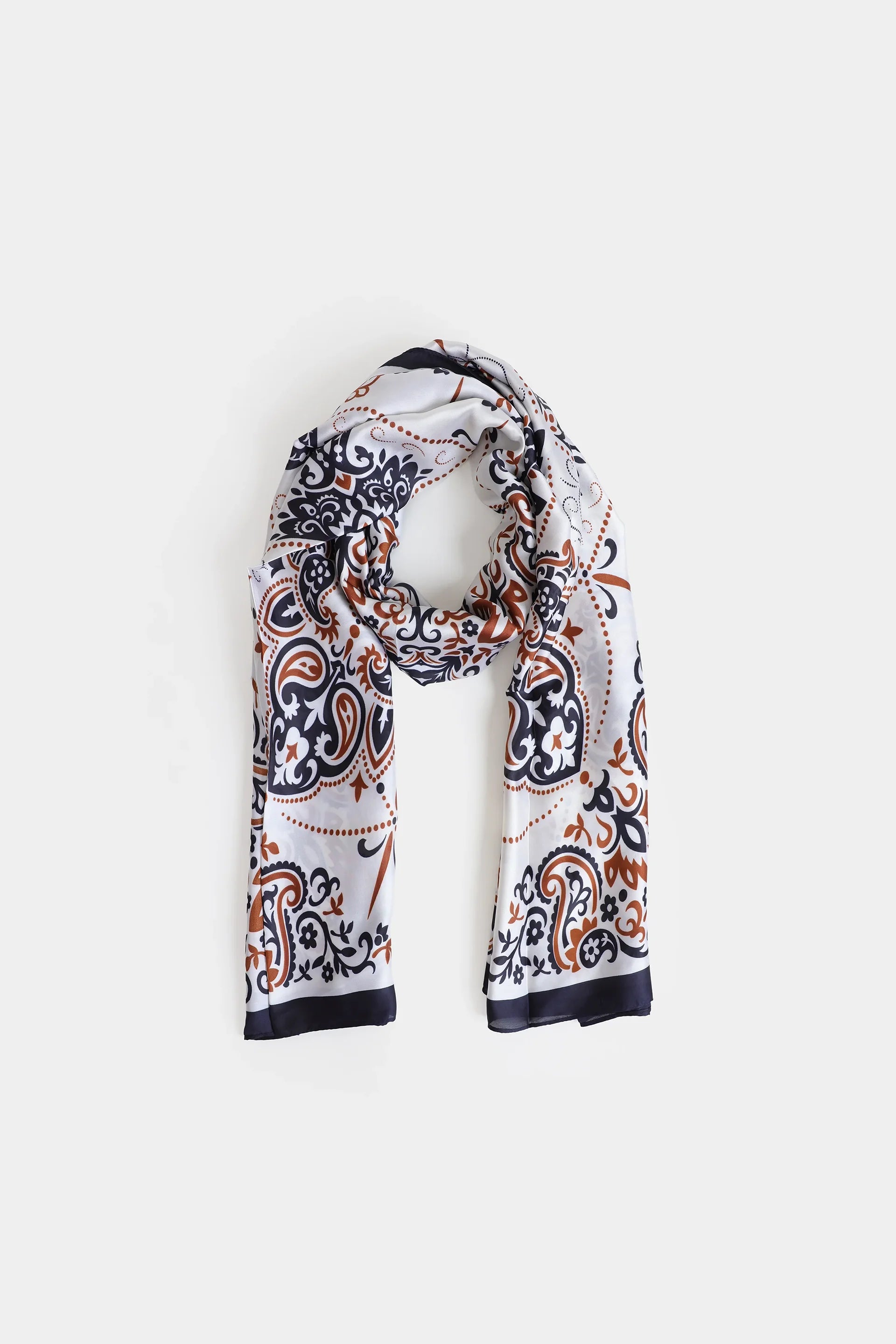 Printed Silk Scarf - Cougar Clothing