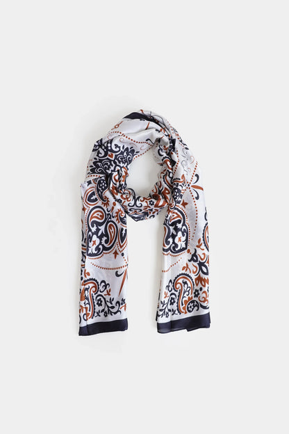 Printed Silk Scarf - Cougar Clothing