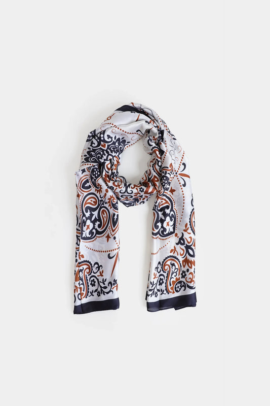Printed Silk Scarf - Cougar Clothing