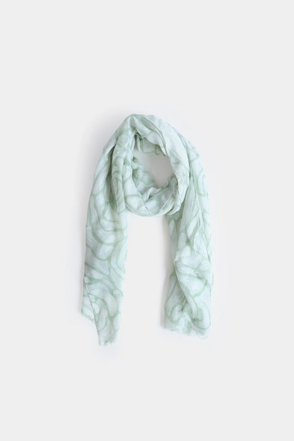 Abstract Printed Scarf - Cougar Clothing