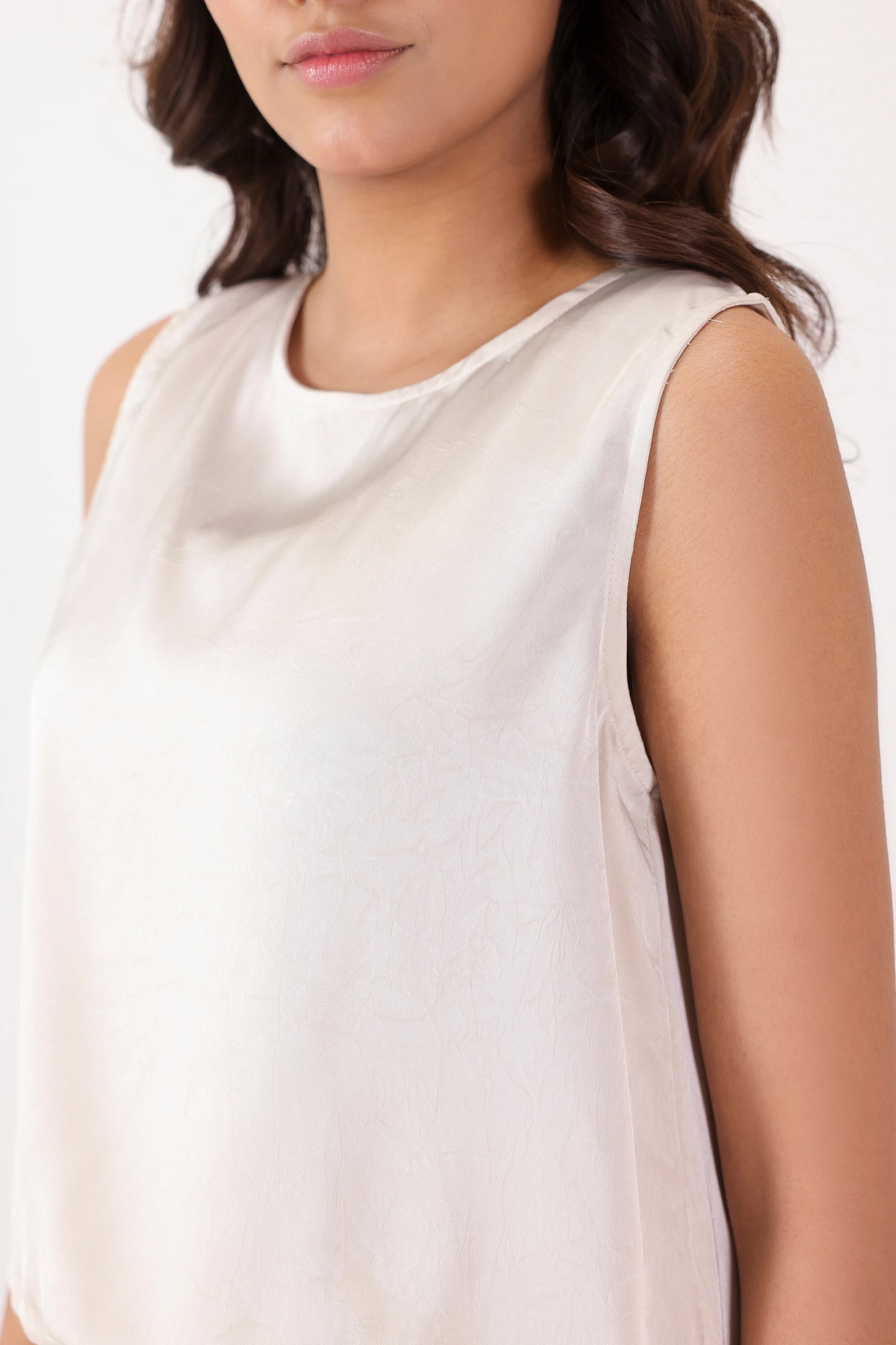 Satin Silk Top - Cougar Clothing