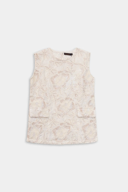 Embroidered Sleeveless Top - Cougar Clothing