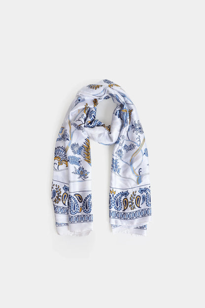 Floral Printed Scarf - Cougar Clothing