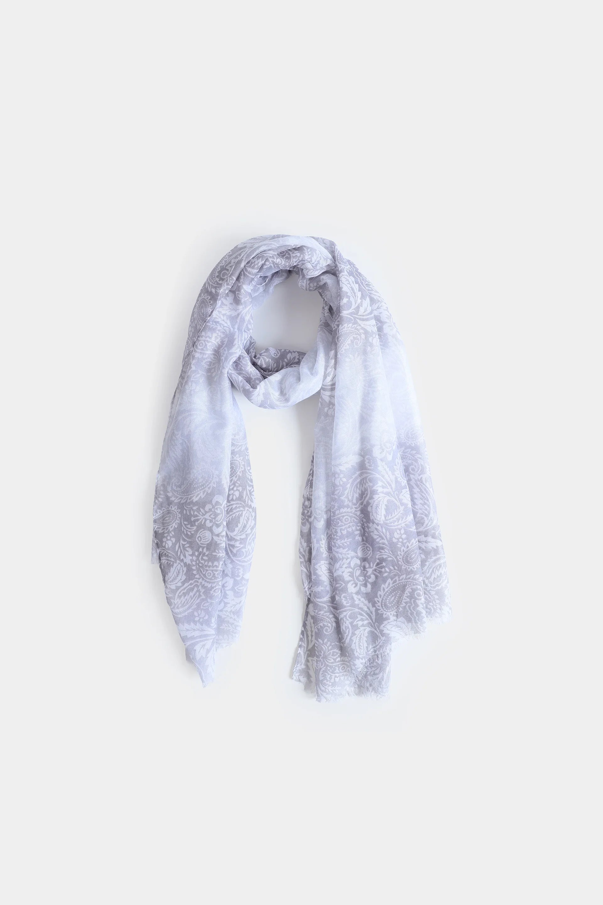 Two-Tone Printed Scarf - Cougar Clothing