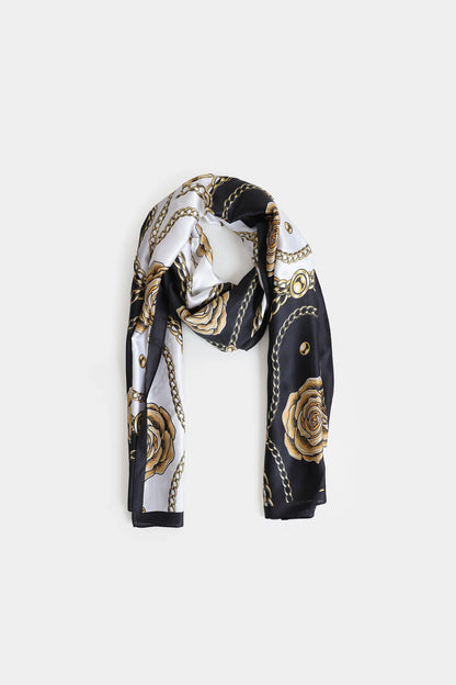 Printed Silk Scarf - Cougar Clothing