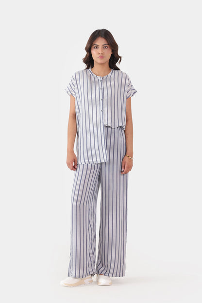 Yarn-Dyed Striped Trousers - Cougar Clothing