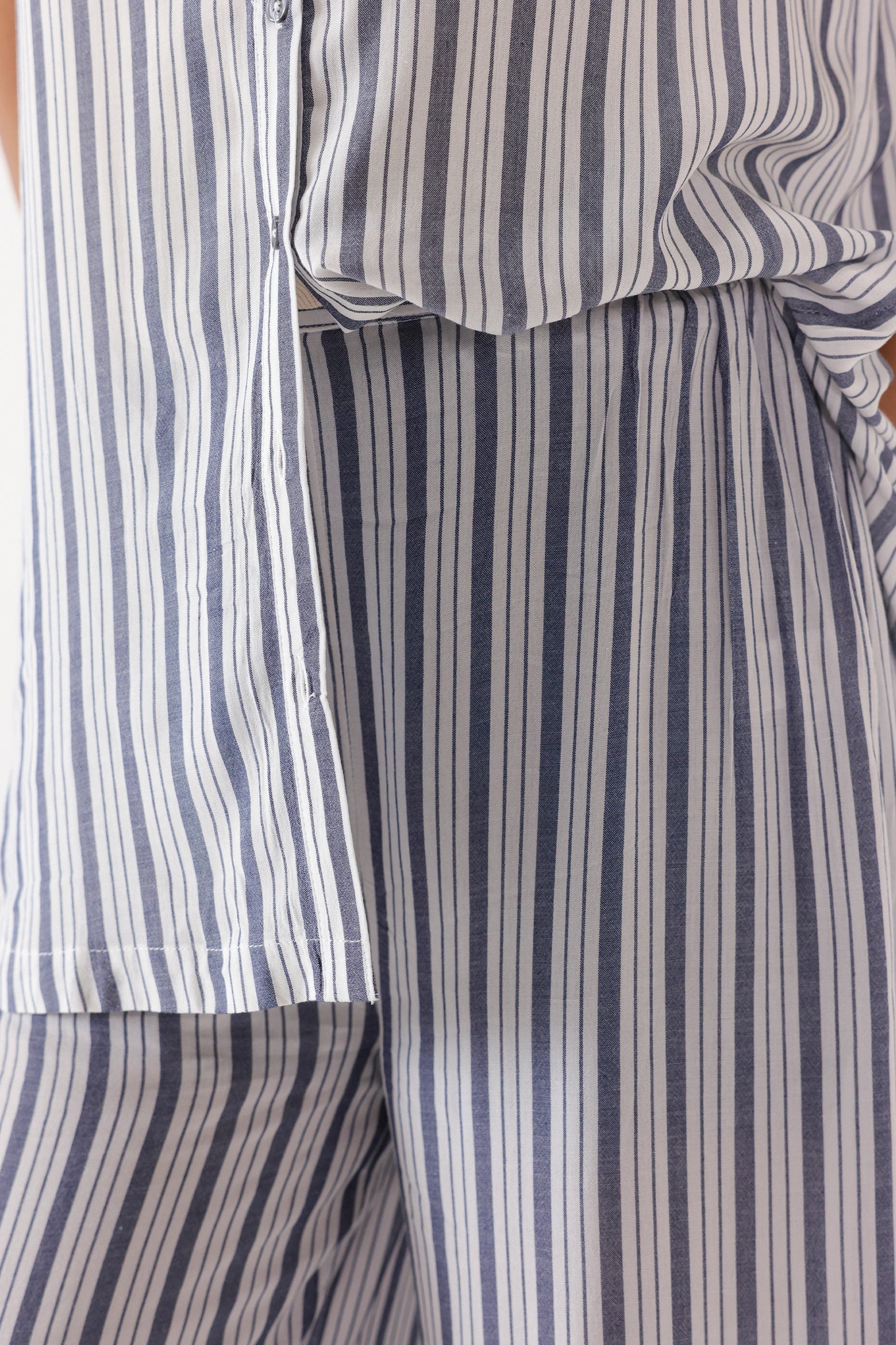 Yarn-Dyed Striped Trousers - Cougar Clothing