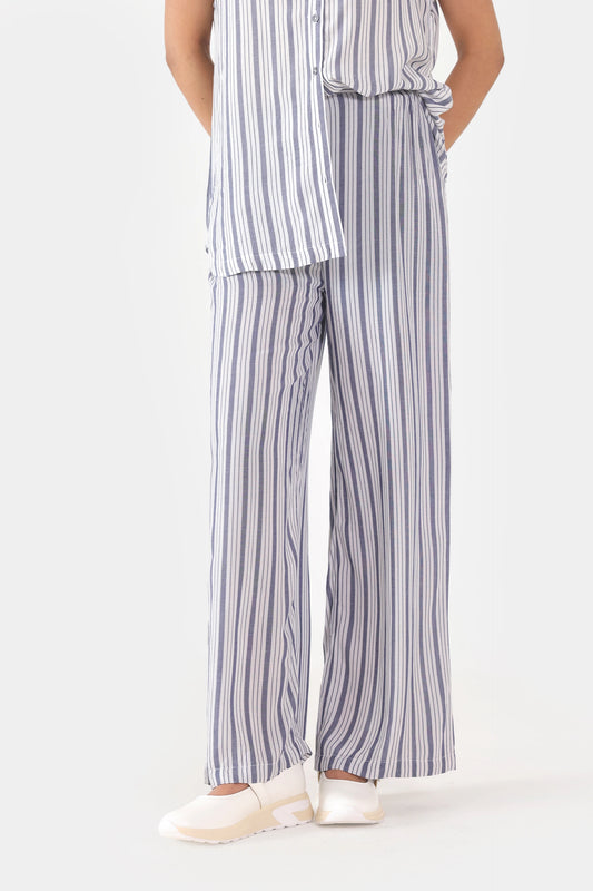 Yarn-Dyed Striped Trousers - Cougar Clothing