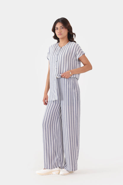 Yarn-Dyed Striped Trousers - Cougar Clothing