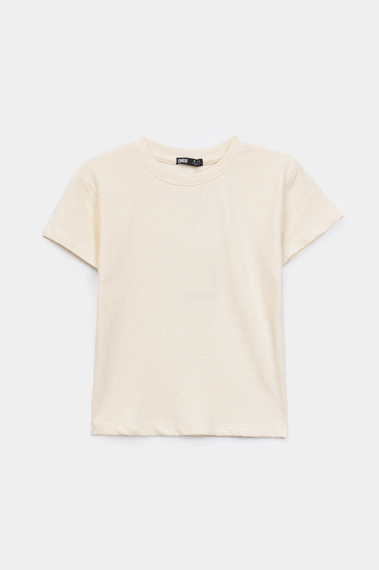 Ottoman-Knit T-Shirt - Cougar Clothing