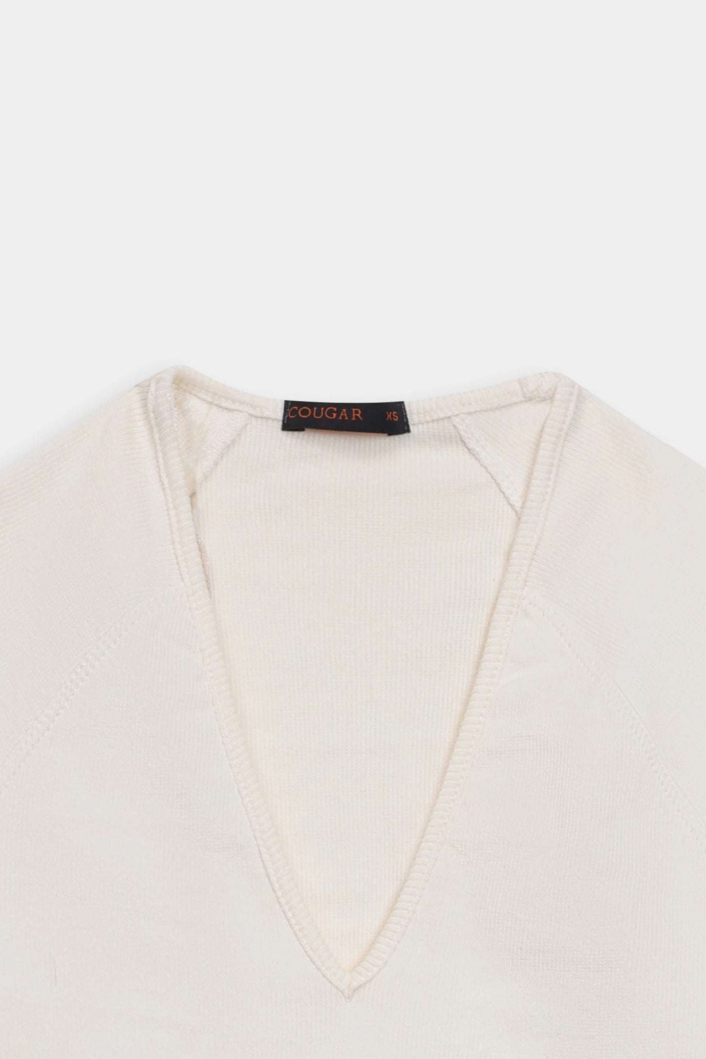 Knit V-Neck T-Shirt - Cougar Clothing