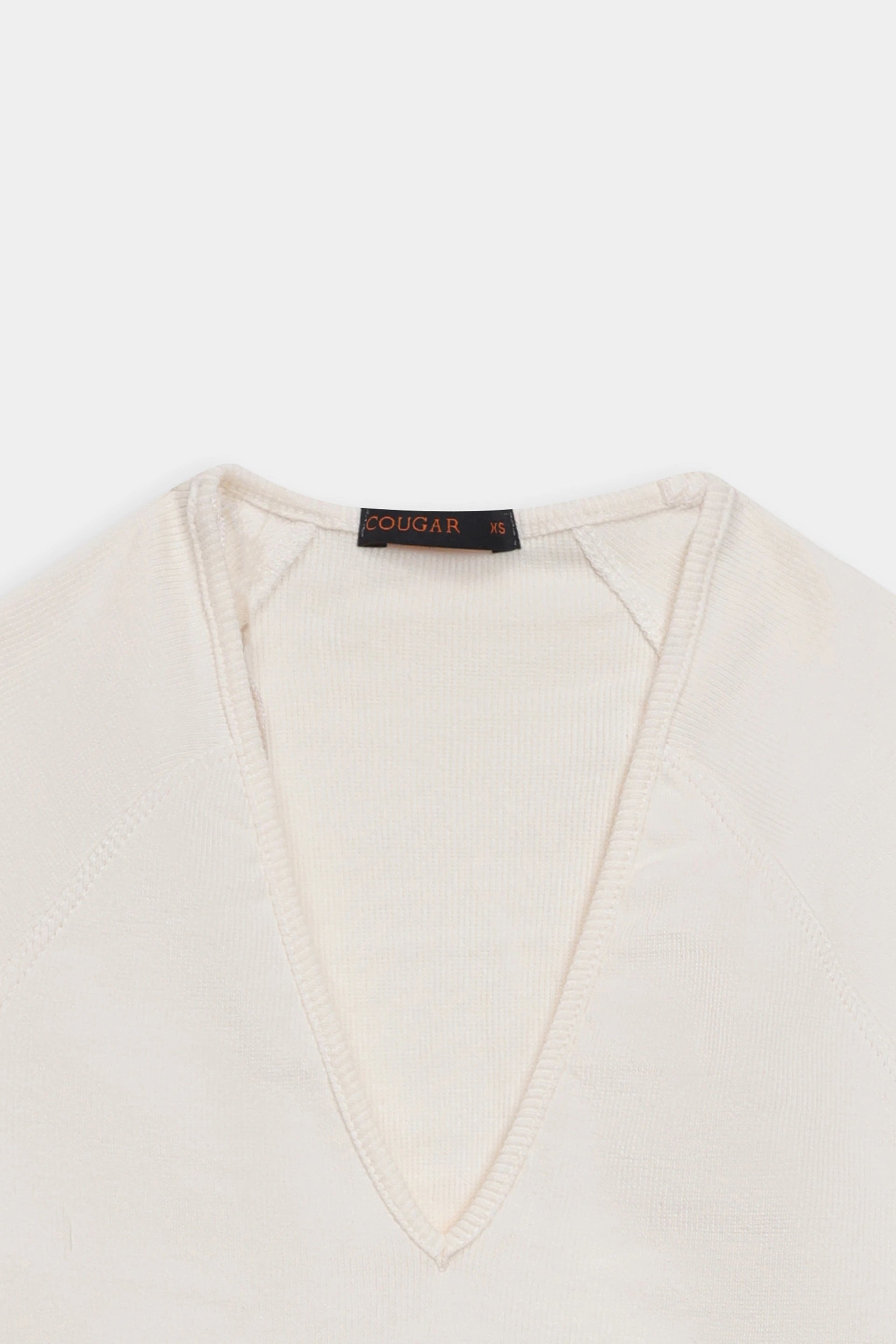 Knit V-Neck T-Shirt - Cougar Clothing