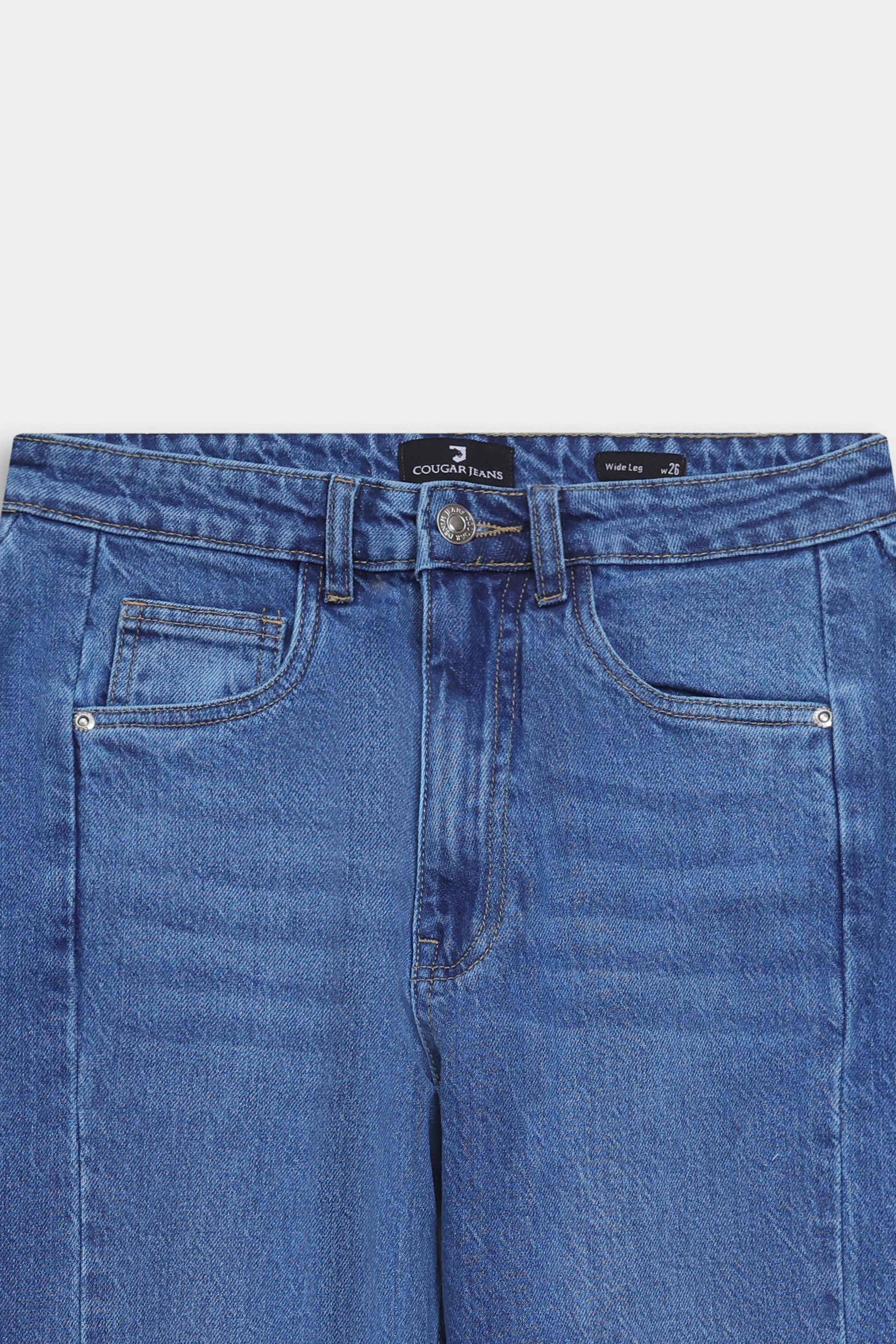 Wide Leg Jeans - Cougar Clothing